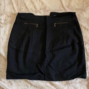 Loft Black Mini Skirt